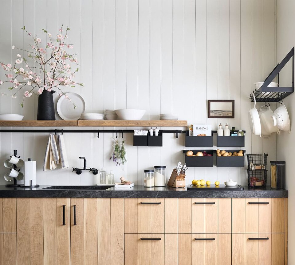 Brighton Floating Wood Shelves Pottery Barn Australia